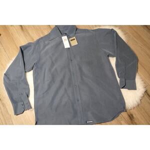 NWT TED BAKER London Men's Sz 2 (Small) Casual Shirt 60% Polynosic/40% Poly